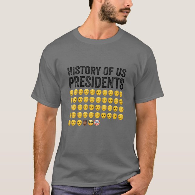 Camiseta Historia De Los Presidentes Estadounidenses 46º Pa (Anverso)