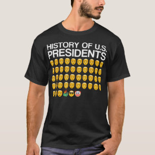 Camiseta Historia De Los Presidentes Estadounidenses Bi Den