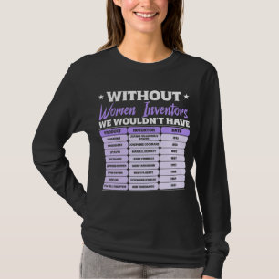 Camiseta Historia de mujeres inventoras, Día de la Mujer Mo