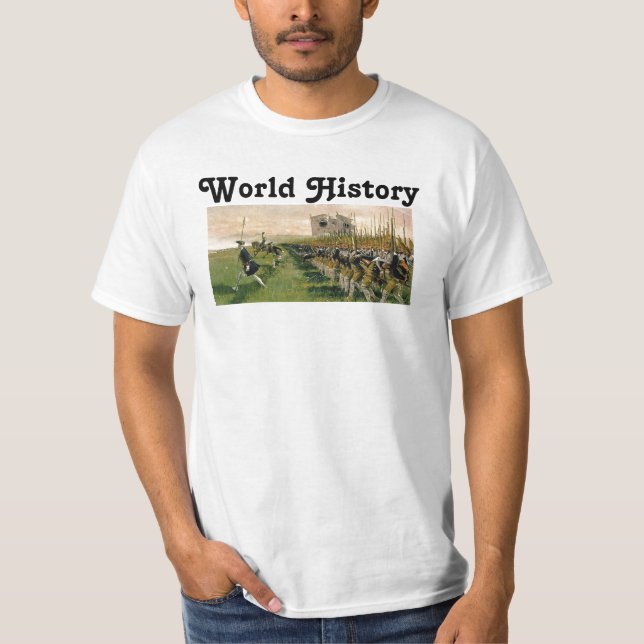Camiseta Historia de mundo (Anverso)
