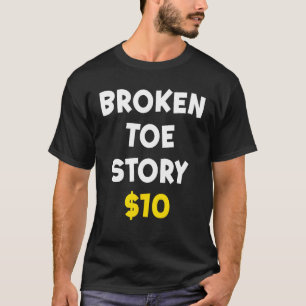 Camiseta Historia De Toe Rota $10 Graciosa Recuperación De
