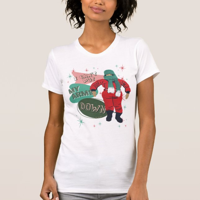Camiseta Historia de un Navidad - No puedo bajar los brazos (Anverso)