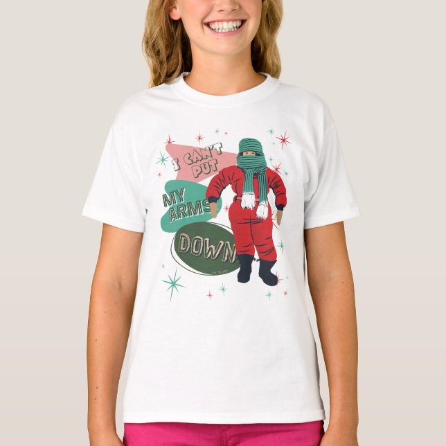 Camiseta Historia de un Navidad - No puedo bajar los brazos (Anverso)