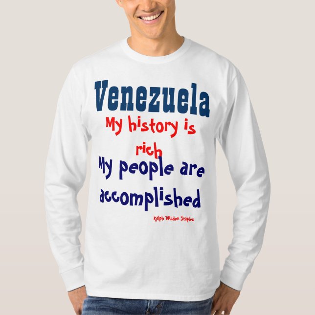 Camiseta Historia de Venezuela (Anverso)