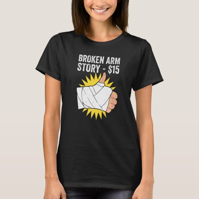 Camiseta Historia del brazo roto   (Anverso)