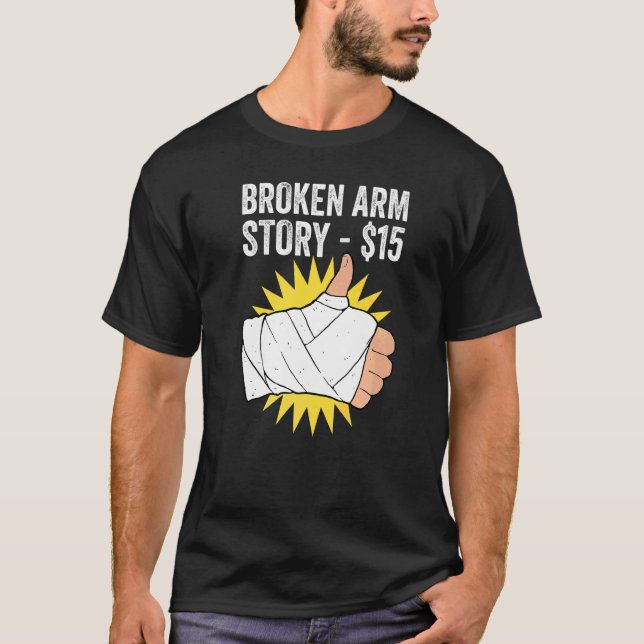 Camiseta Historia del brazo roto   (Anverso)