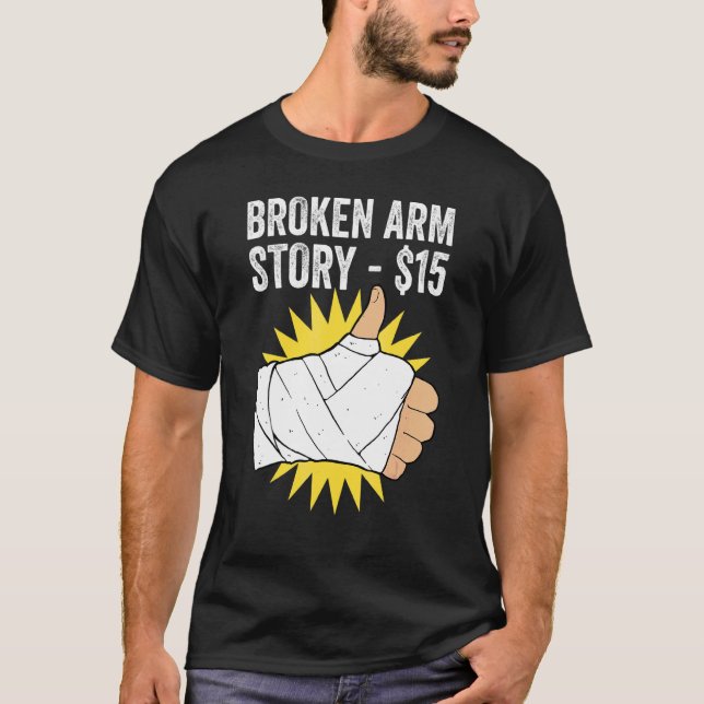 Camiseta Historia del brazo roto (Anverso)