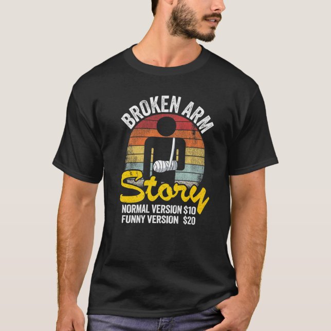 Camiseta Historia del brazo roto Versión normal 10 Versión  (Anverso)