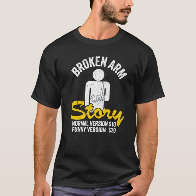Camiseta Historia del brazo roto Versión normal 10  Versión (Anverso)