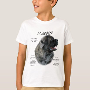 Camiseta Historia del Mastín Peludo Atigrado