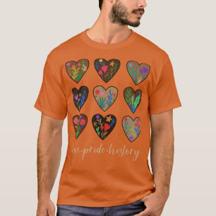 Camiseta Historia del Orgullo Africano Americano de Amor Me