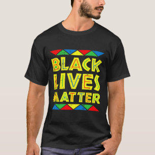 Camiseta Historia del Problema de las Vidas Negras Protesta