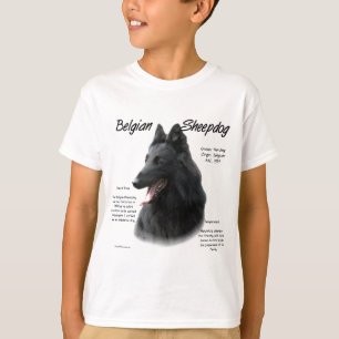 Camiseta Historia del Sheepdog belga; todo sobre los Sheepd