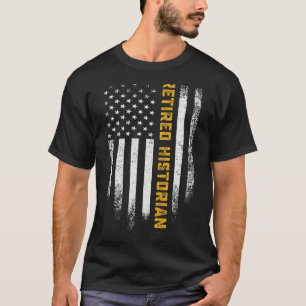 Camiseta Historia divertida de historiador retirado de la b