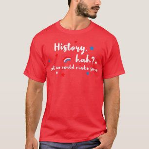 Camiseta Historia eh Blanco Rojo amp Azul Real