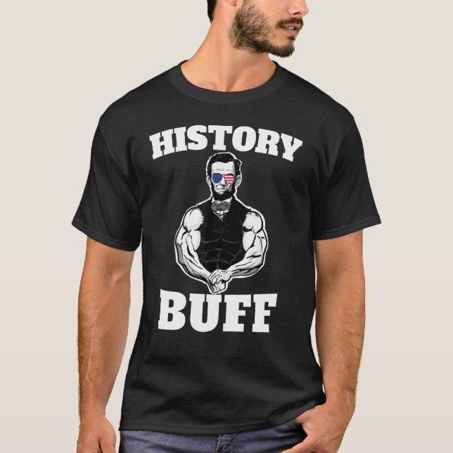 Camiseta Historia estadounidense Buff Abraham Lincoln Weigh (Anverso)
