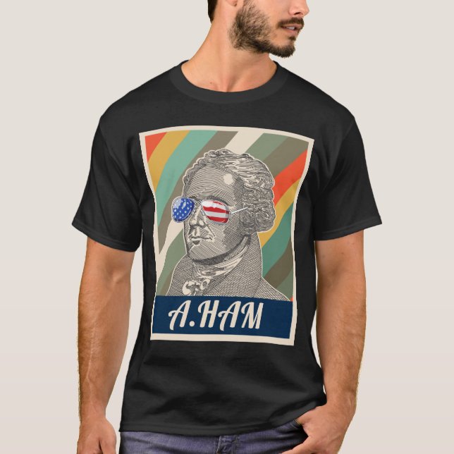 Camiseta Historia estadounidense de Alexander Hamilton (Anverso)