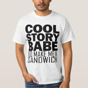 Camiseta Historia fresca, bebé. Ahora va me hace una