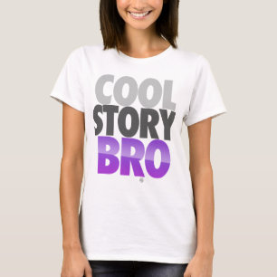 Camiseta Historia fresca Bro (púrpura)