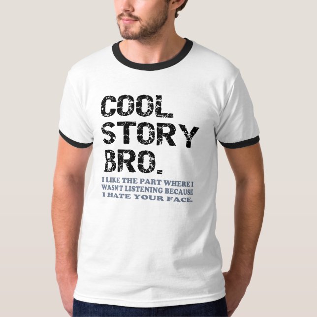 Camiseta Historia fresca Bro - una poca cosa (Anverso)