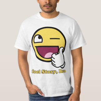 Camiseta Historia impresionante Bro de Guay de la cara