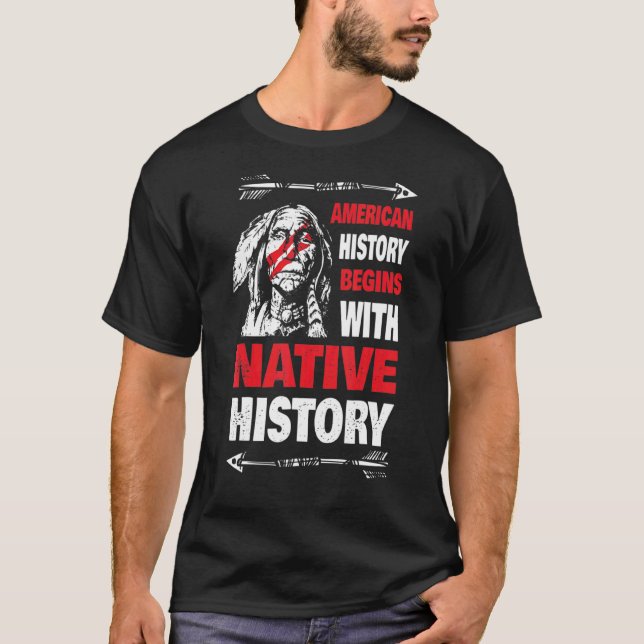 Camiseta Historia Nativa Americana (Anverso)