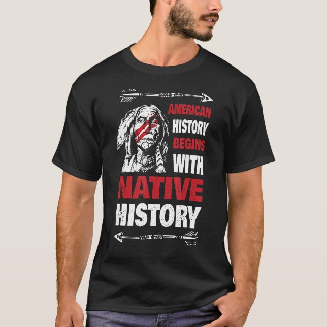Camiseta Historia Nativa Americana (Anverso)