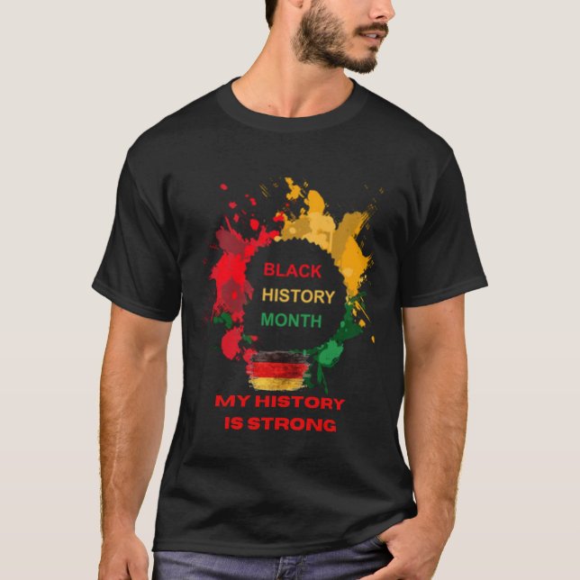 CAMISETA HISTORIA NEGRA (Anverso)