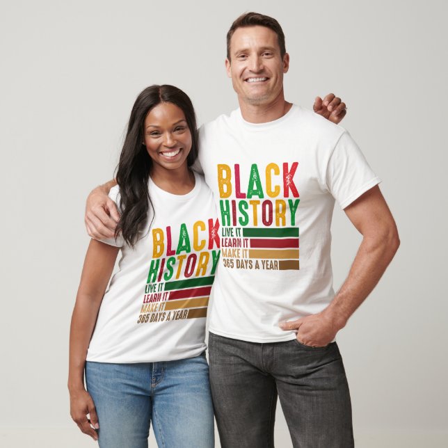 Camiseta Historia negra (Unisexo)