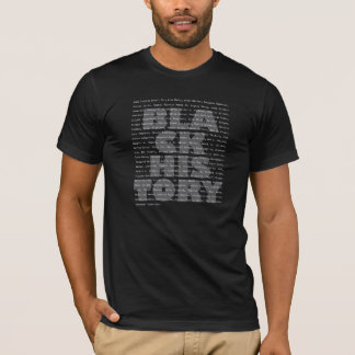 Camiseta Historia negra