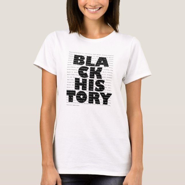Camiseta Historia negra (Anverso)