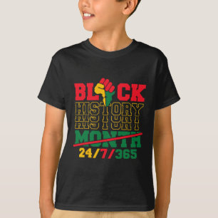 Camiseta Historia Negra 247365 Hombres Mujeres Niños Histor