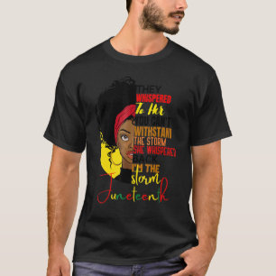 Camiseta Historia Negra Africana Para Las Mujeres Yo Soy La