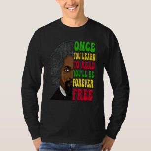 Camiseta Historia Negra Afroamericana de Frederick Douglass