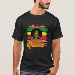 Camiseta Historia negra afroamericana de la Reina Melanina