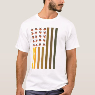 Camiseta Historia negra Bandera Melanina Hombres Niños Muje