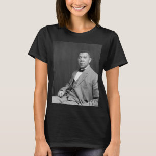 Camiseta Historia Negra: Booker T Washington, Derechos Civi