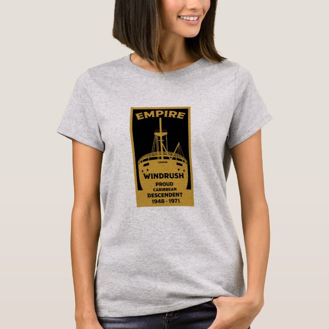 Camiseta Historia negra de generación Windrush (Anverso)