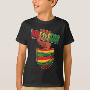 Camiseta Historia negra de la libertad africana afroamerica