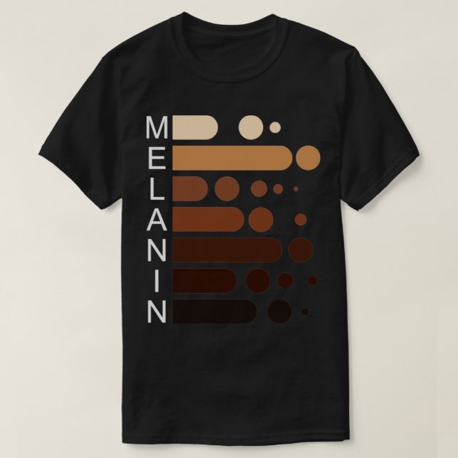 Camiseta Historia negra de Melanin (Diseño del anverso)