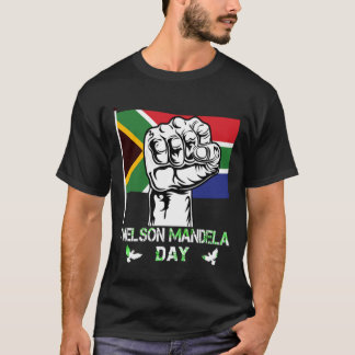 Camiseta Historia negra del Día de Nelson Mandela