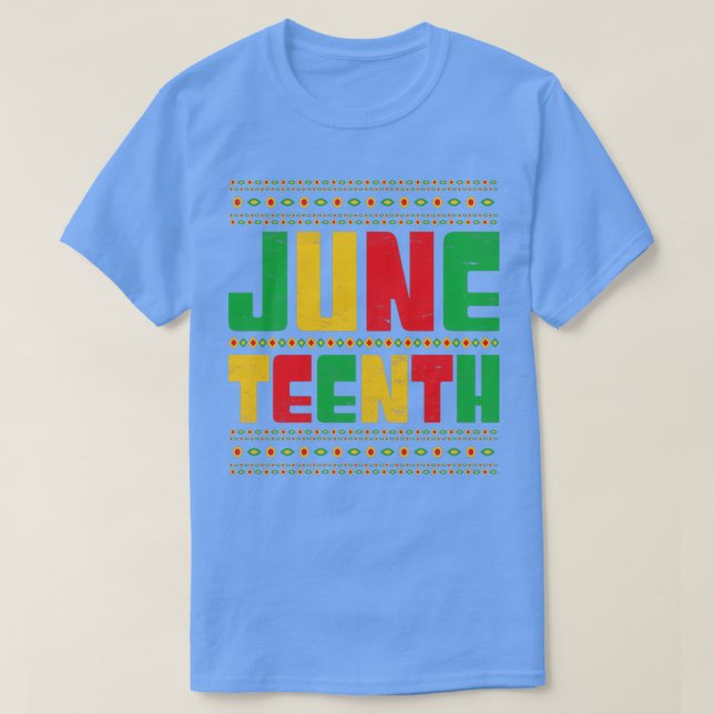 Camiseta Historia negra Estados Unidos Libertad afroamerica (Diseño del anverso)