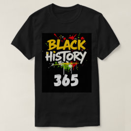Camiseta Historia negra estilo 365 1