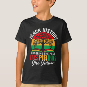 Camiseta Historia Negra Honrando El Pasado Inspirando El Fu