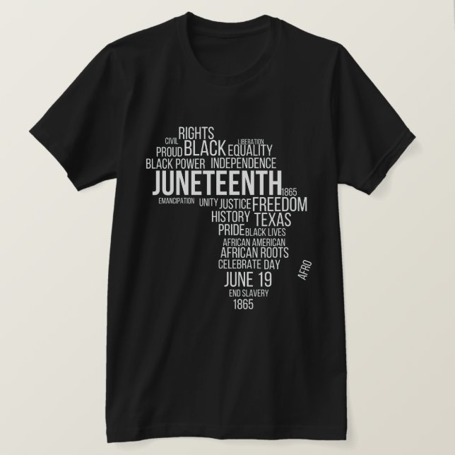 Camiseta Historia negra las vidas negras importan el 10 de  (Anverso del diseño)