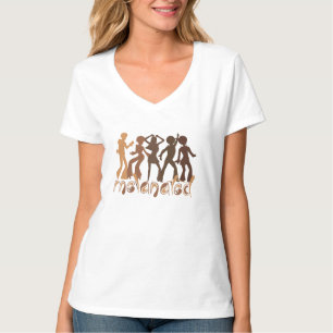 Camiseta Historia negra melanada