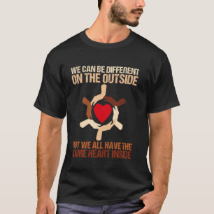 Camiseta Historia Negra Mismo Corazón Dentro Africano Hist