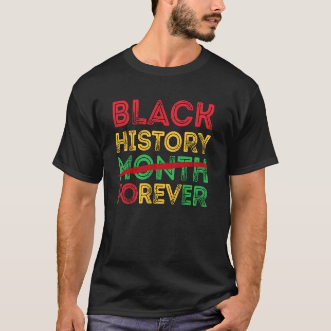 Camiseta Historia negra para hombres mujeres Mono de histor (Anverso)