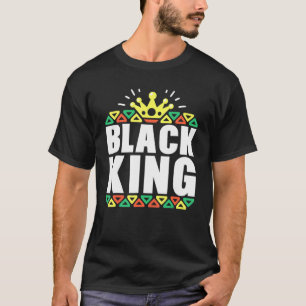 Camiseta Historia negra para hombres niños Rey negro africa