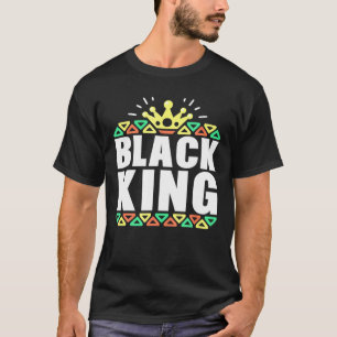 Camiseta Historia negra para hombres niños Rey negro africa